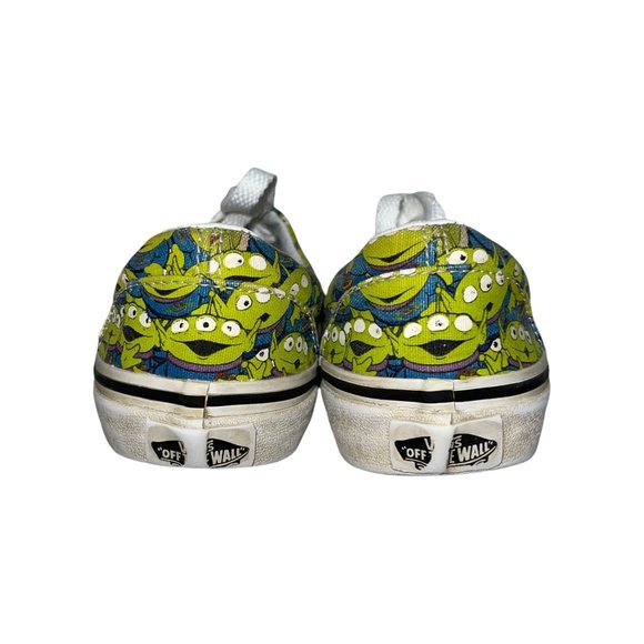 Vans Disney Toy Story Aliens Green Canvas Sneakers Unisex Boy's Girl's 1.5 - Picture 7 of 10